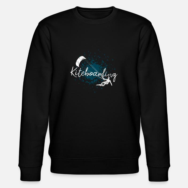 Planche de kitesurf - Sweat bio CHANGER Stanley/Stella Unisexe - noir