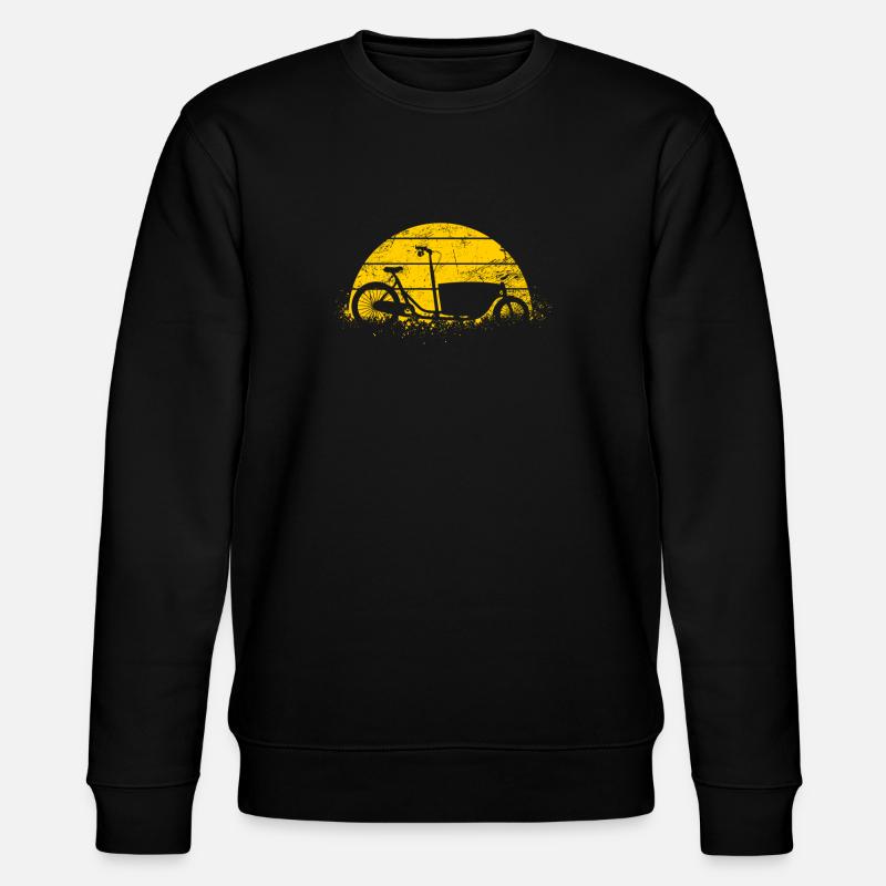 Lastenrad - Stanley/Stella Unisex Bio-Sweatshirt CHANGER  - Schwarz