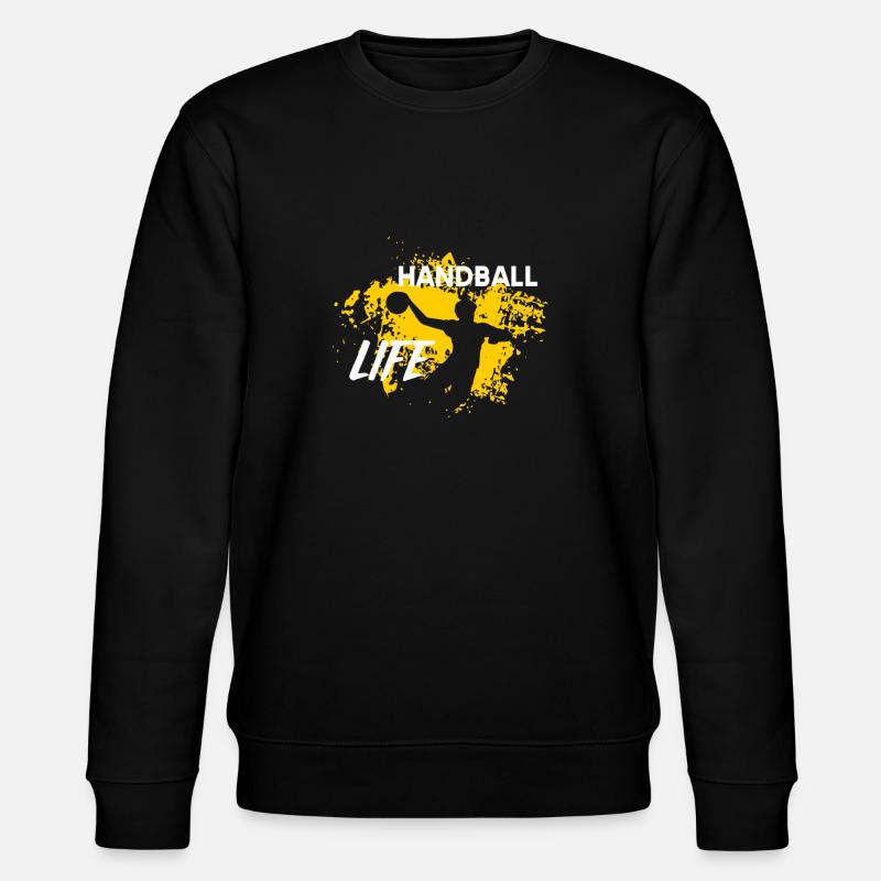 Handball de handball - Sweat bio CHANGER Stanley/Stella Unisexe - noir