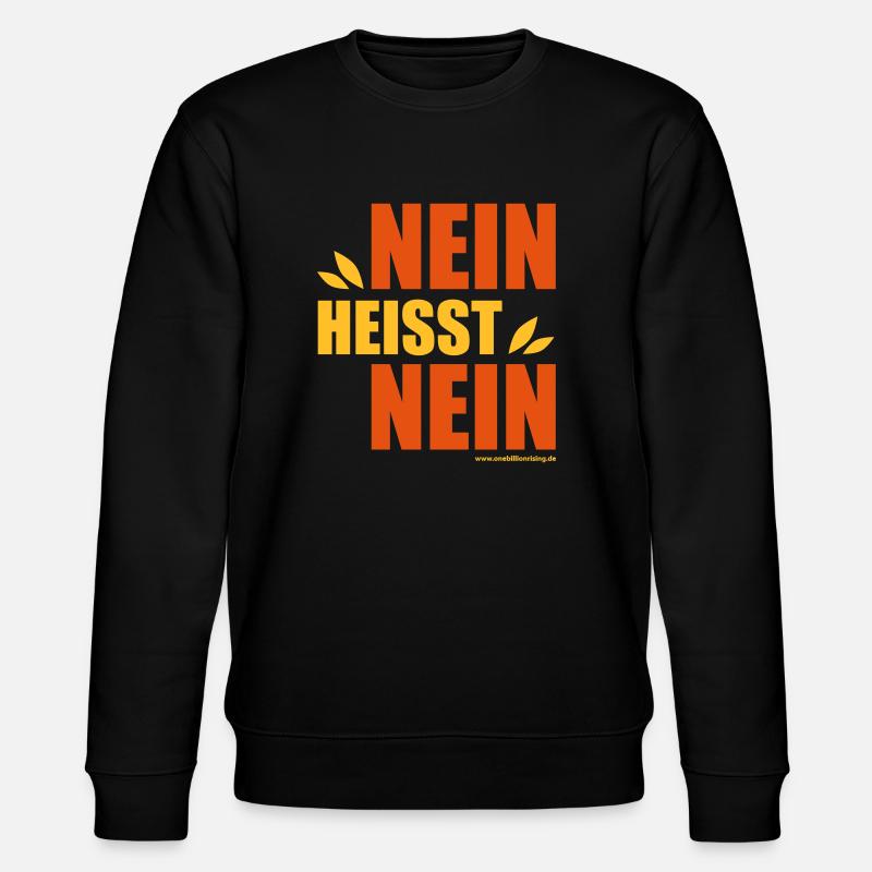 NEIN - Stanley/Stella Unisex Bio-Sweatshirt CHANGER  - Schwarz