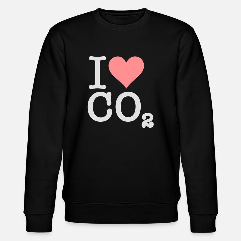 J'aime le CO2 - Sweat bio CHANGER Stanley/Stella Unisexe - noir