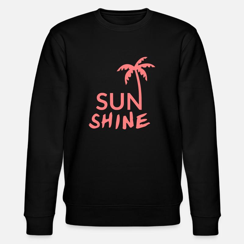 SUN SHINE - Stanley/Stella Unisex Bio-Sweatshirt CHANGER  - Schwarz