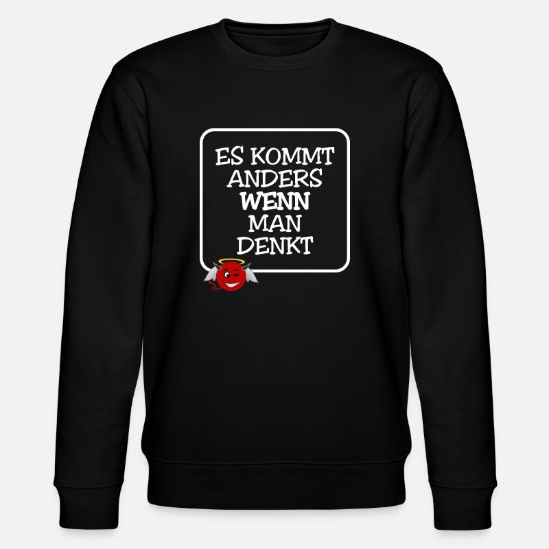 Anges Diables - C’est différent quand on pense - Sweat bio CHANGER Stanley/Stella Unisexe - noir