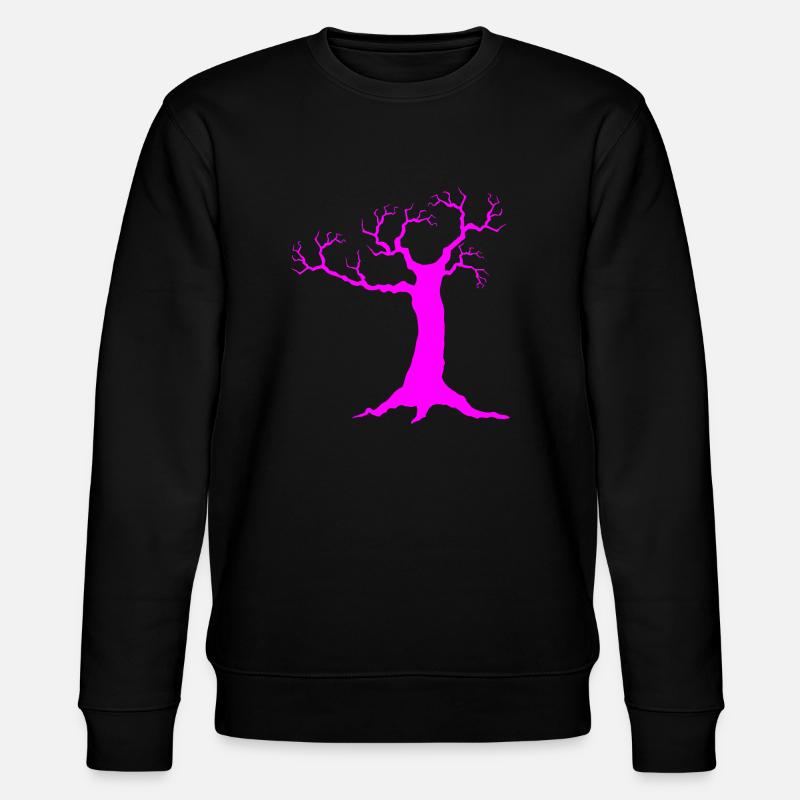 Baum Natur - Stanley/Stella Unisex Bio-Sweatshirt CHANGER  - Schwarz