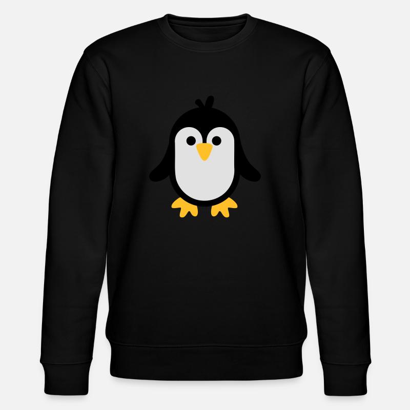 Pinguin - Stanley/Stella Unisex Bio-Sweatshirt CHANGER  - Schwarz