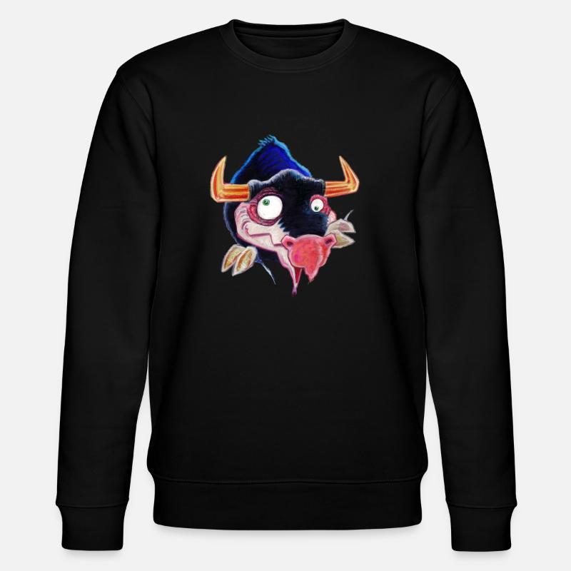 BULl - Stanley/Stella Unisex Bio-Sweatshirt CHANGER  - Schwarz