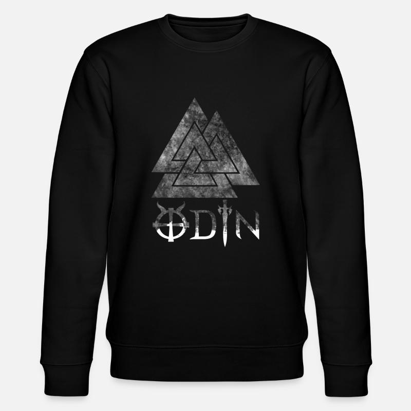 Odin Wotansknoten Walhalla - Stanley/Stella Unisex Bio-Sweatshirt CHANGER  - Schwarz