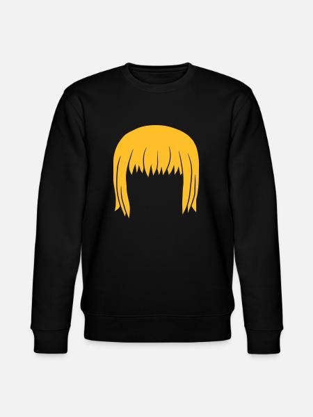Head Blonde Bob Hairstyle Bob - Stanley/Stella CHANGER Unisex Organic Sweatshirt - black