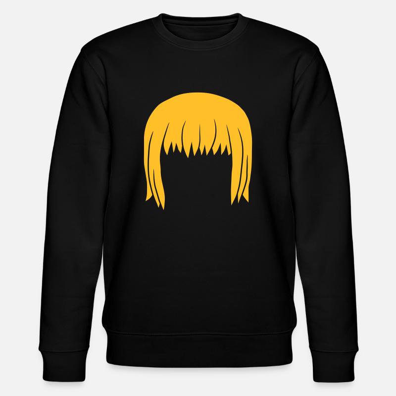 Tête Blonde Bob Coiffure Bob - Sweat bio CHANGER Stanley/Stella Unisexe - noir