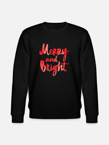 merry Christmas 19 - Stanley/Stella Unisex Bio-Sweatshirt CHANGER - Schwarz