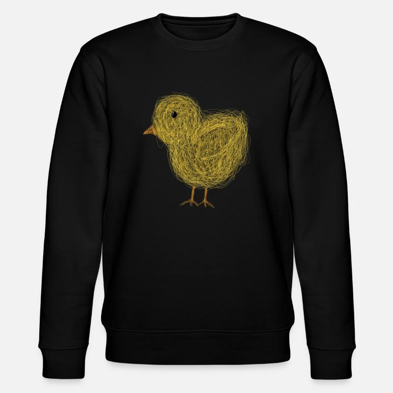 Petit poussin mignon - Sweat bio CHANGER Stanley/Stella Unisexe - noir