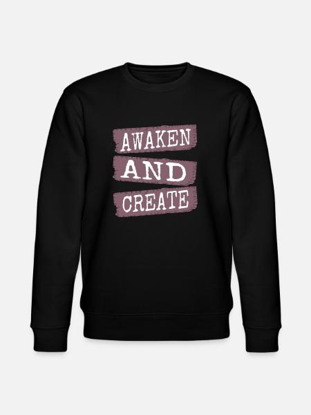 gift clarity cutting-edge growth illumination - Stanley/Stella CHANGER Unisex Organic Sweatshirt - black