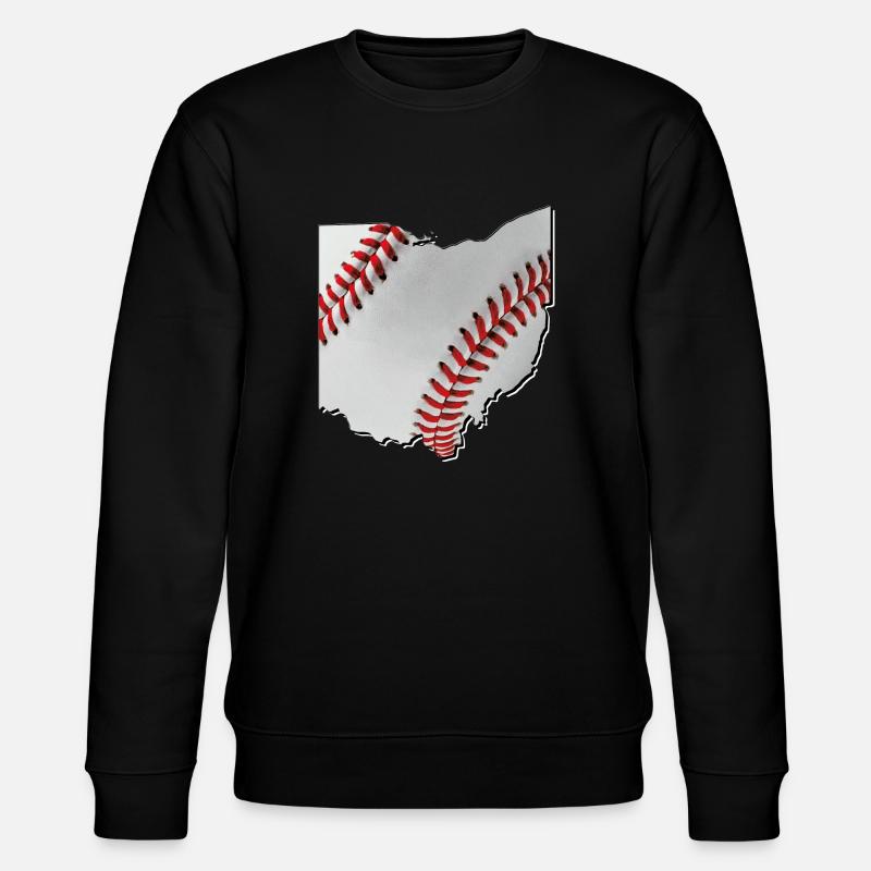 Ohio (États-Unis) | Vrai baseball | Carte - Sweat bio CHANGER Stanley/Stella Unisexe - noir