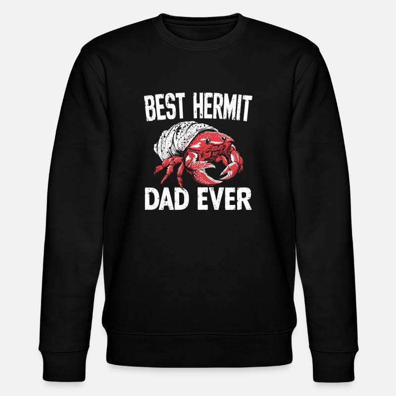 Meilleur papa bernard-l’ermite - Sweat bio CHANGER Stanley/Stella Unisexe - noir