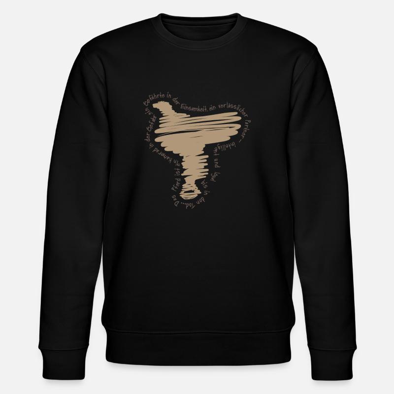 Saddle - Stanley/Stella Unisex Bio-Sweatshirt CHANGER  - Schwarz