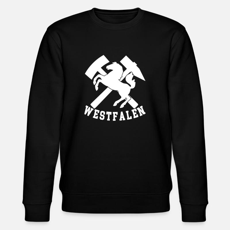 Westfalen Logo - Stanley/Stella Unisex Bio-Sweatshirt CHANGER - Schwarz