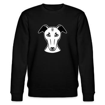 Greyhound - Stanley/Stella CHANGER Unisex Organic Sweatshirt - black - Front - Nik (191cm) & Marisol (170cm)