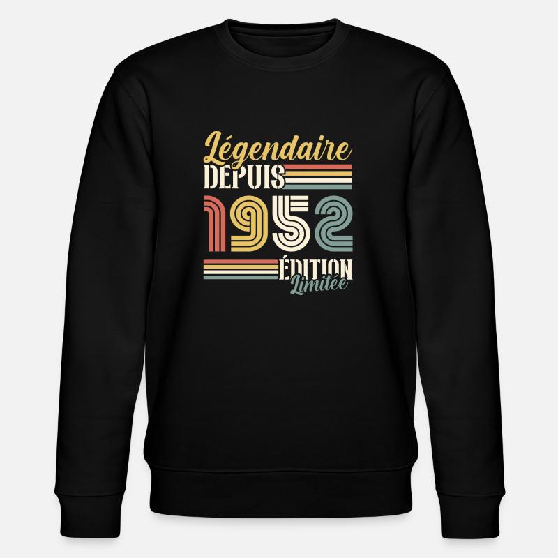 Légendaire Depuis 1952 - Sweat bio CHANGER Stanley/Stella Unisexe - noir
