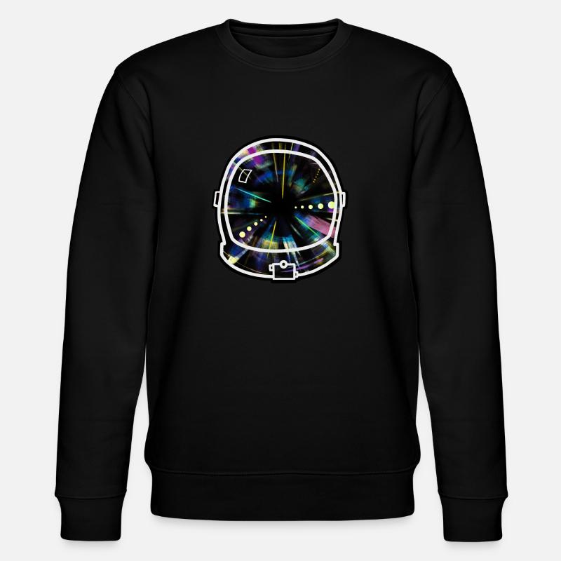 Space Helmat - Stanley/Stella CHANGER Unisex Organic Sweatshirt - black