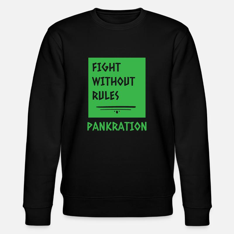 Kampf ohne Regeln Pankration - Stanley/Stella Unisex Bio-Sweatshirt CHANGER - Schwarz