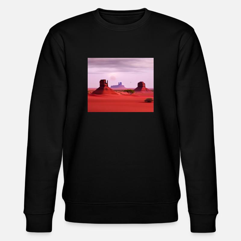 Monument Valley - Stanley/Stella CHANGER Unisex Organic Sweatshirt - black