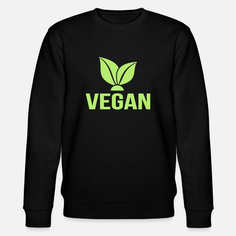 Végétalien - Sweat bio CHANGER Stanley/Stella Unisexe - noir