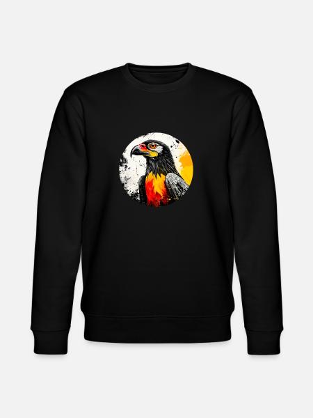 German eagle - Stanley/Stella CHANGER Unisex Organic Sweatshirt - black