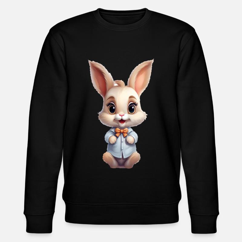 Mignon Lapin Bébé - Sweat bio CHANGER Stanley/Stella Unisexe - noir