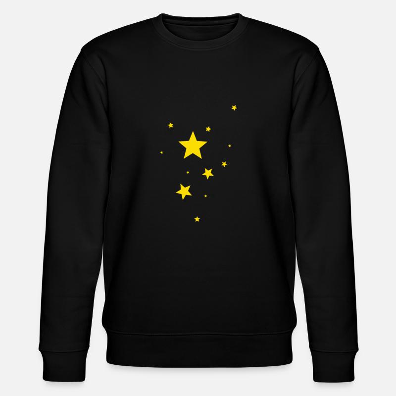 Sterne - Stanley/Stella Unisex Bio-Sweatshirt CHANGER  - Schwarz