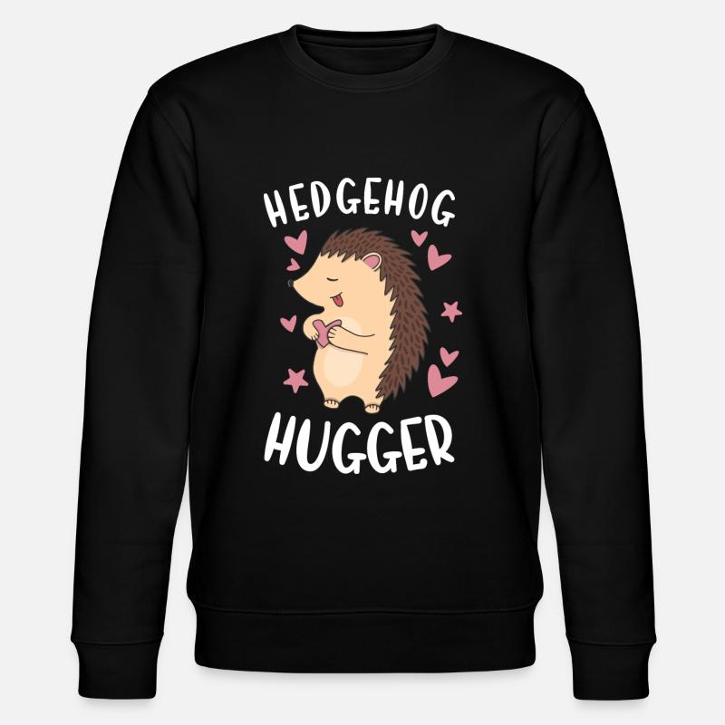 Hedgie Hérisson Hugger Hérisson - Sweat bio CHANGER Stanley/Stella Unisexe - noir