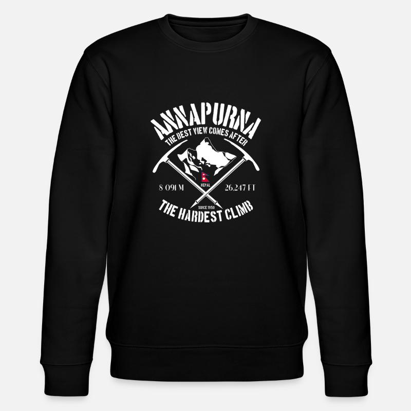 Annapurna - Stanley/Stella CHANGER Unisex Organic Sweatshirt - black