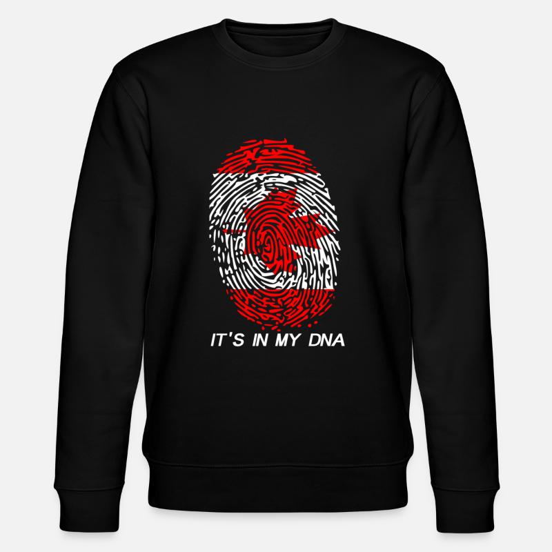 Canada Drapeau canadien C'est dans mon ADN - Sweat bio CHANGER Stanley/Stella Unisexe - noir
