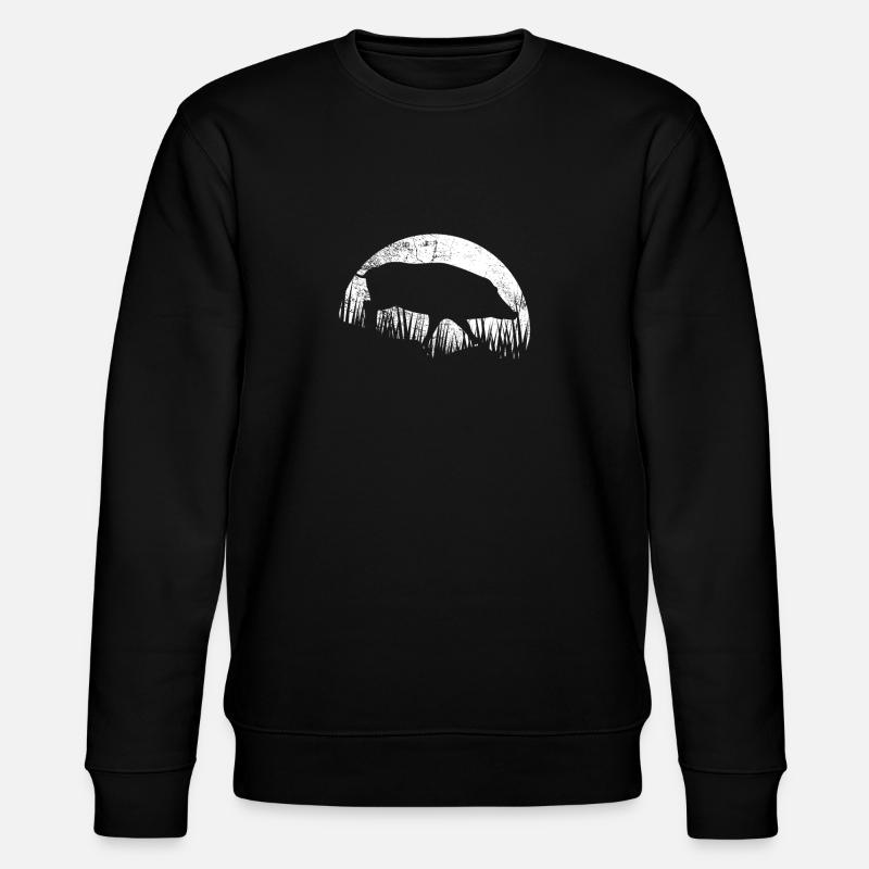 Chasse de sangliers - Sweat bio CHANGER Stanley/Stella Unisexe - noir
