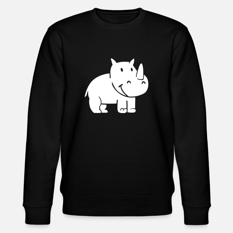 Nashorn - Stanley/Stella Unisex Bio-Sweatshirt CHANGER  - Schwarz