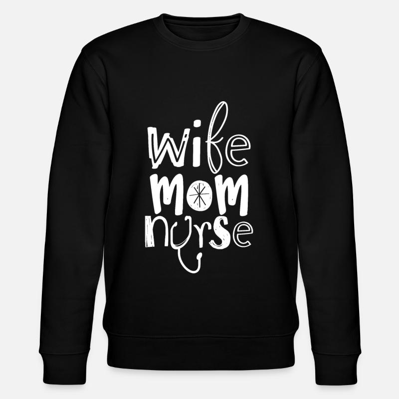 Krankenschwester - Stanley/Stella Unisex Bio-Sweatshirt CHANGER  - Schwarz