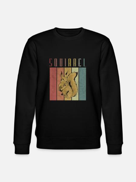 écureuil - Sweat bio CHANGER Stanley/Stella Unisexe - noir