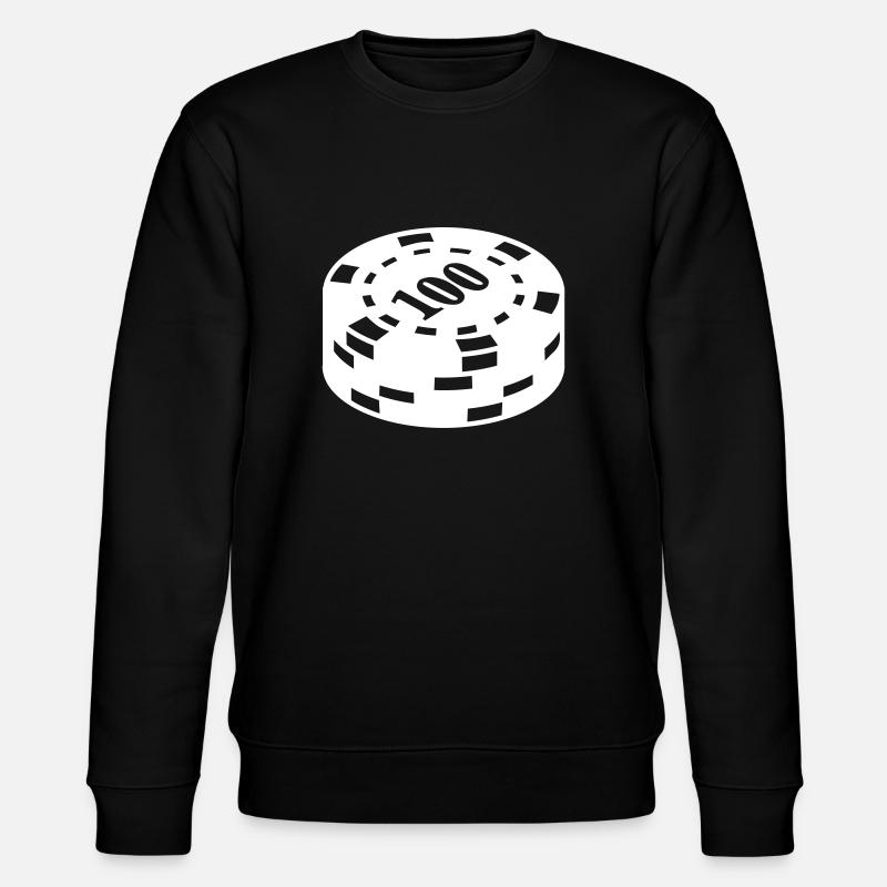 poker - Sweat bio CHANGER Stanley/Stella Unisexe - noir