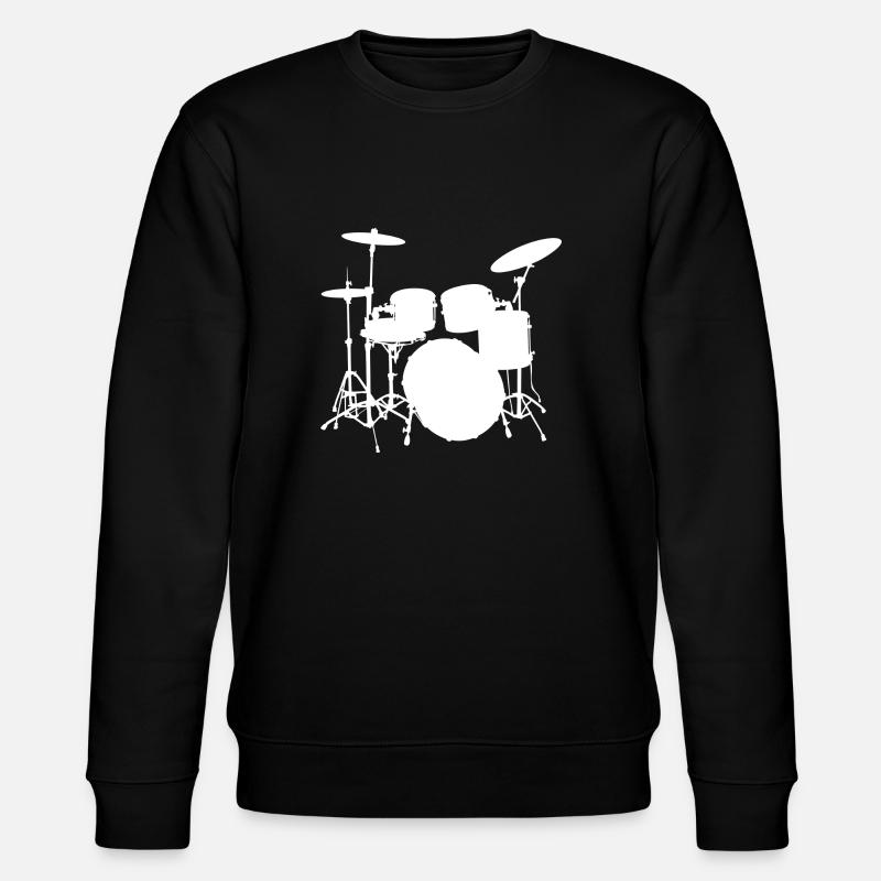 Trommeln - Stanley/Stella Unisex Bio-Sweatshirt CHANGER - Schwarz
