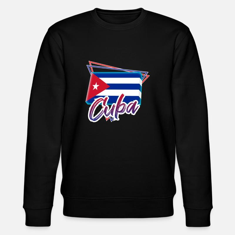 Cuba - Sweat bio CHANGER Stanley/Stella Unisexe - noir