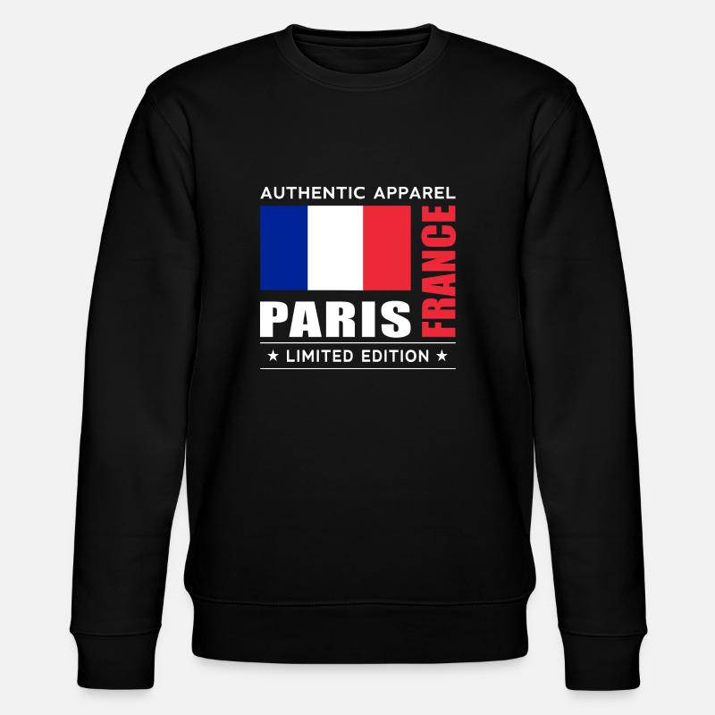 Paris - Stanley/Stella CHANGER Unisex Organic Sweatshirt - black