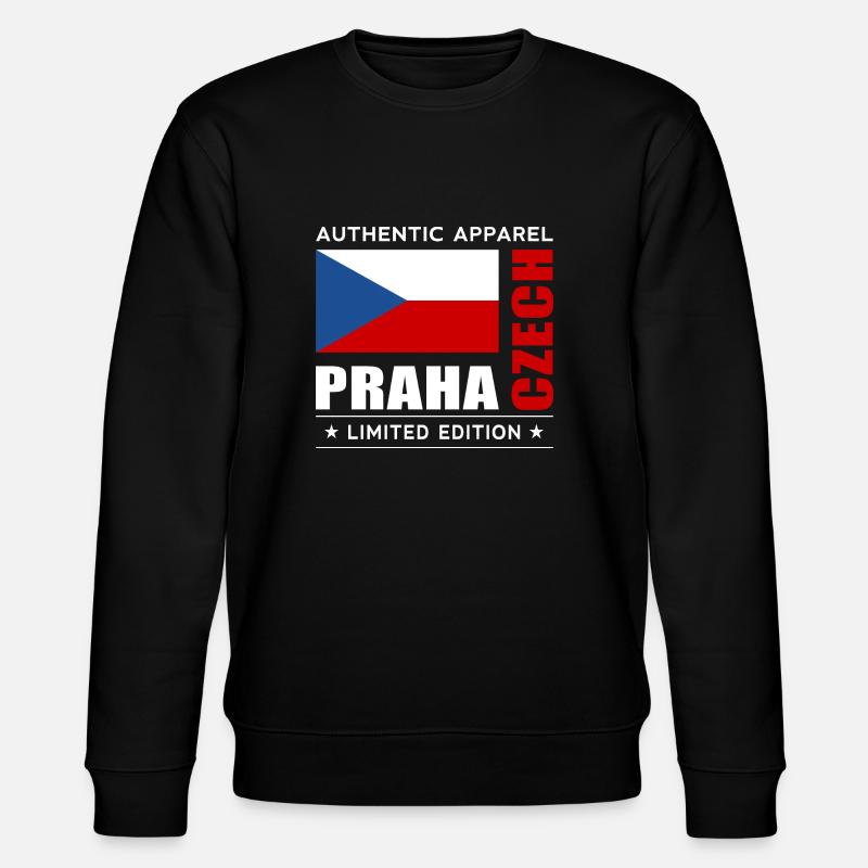 Praha - Stanley/Stella CHANGER Unisex Organic Sweatshirt - black