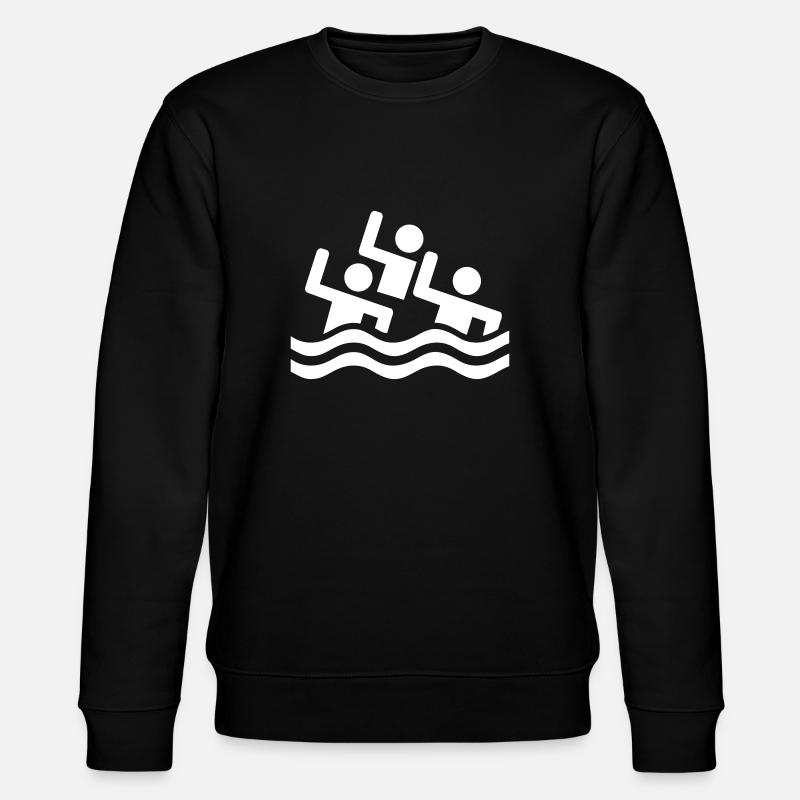 Synchronized swimming - Stanley/Stella CHANGER Unisex Organic Sweatshirt - black