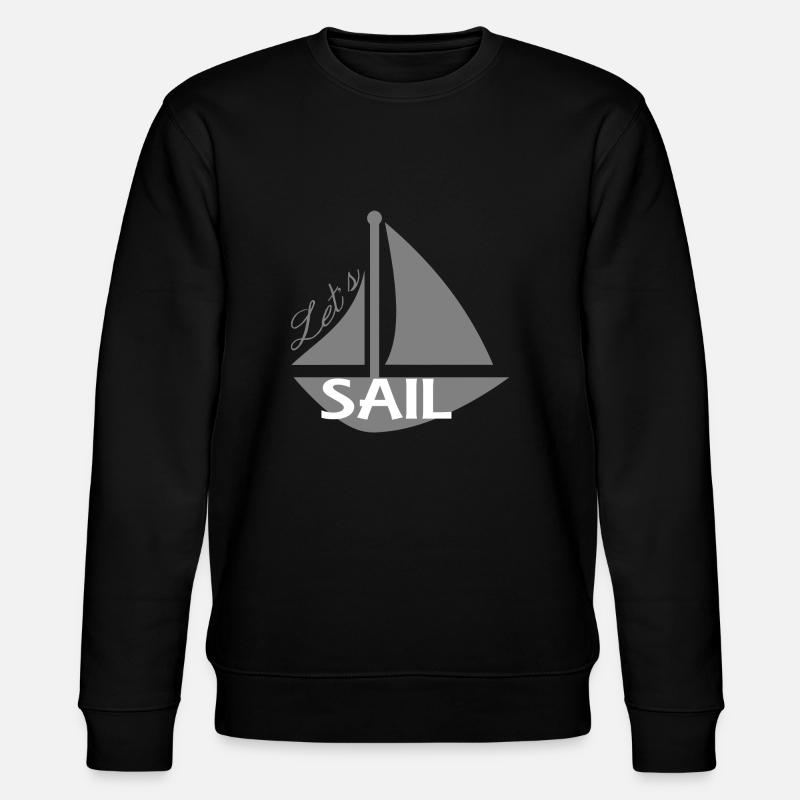 Let s sail - Stanley/Stella Unisex Bio-Sweatshirt CHANGER  - Schwarz