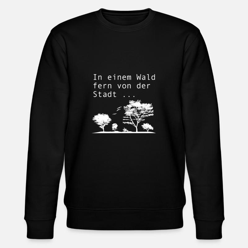 forest - Stanley/Stella CHANGER Unisex Organic Sweatshirt - black