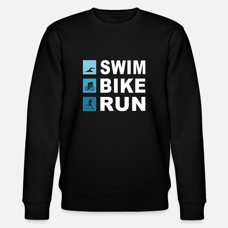 Triathlon - Stanley/Stella Unisex Bio-Sweatshirt CHANGER  - Schwarz