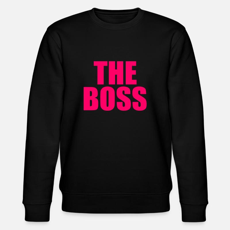 The boss - Stanley/Stella CHANGER Unisex Organic Sweatshirt - black