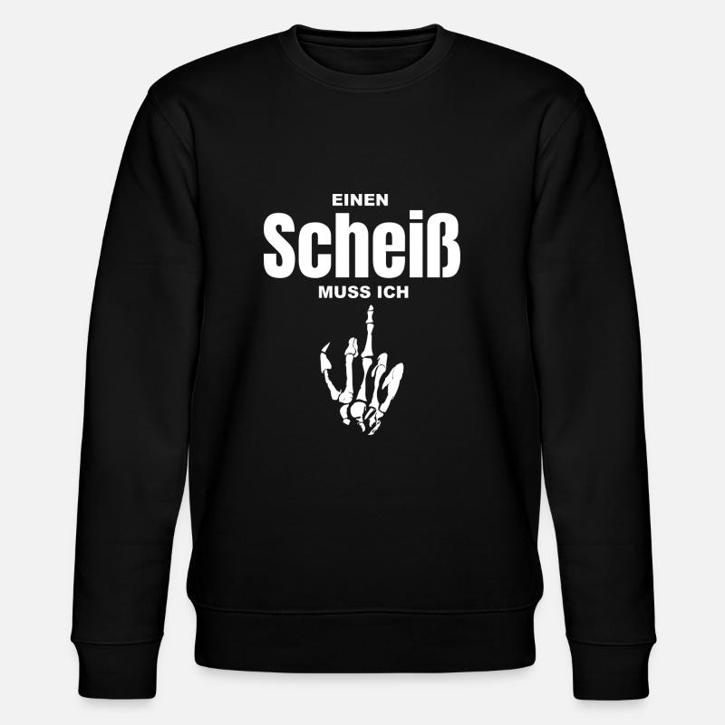 A shit I must - Stanley/Stella CHANGER Unisex Organic Sweatshirt - black