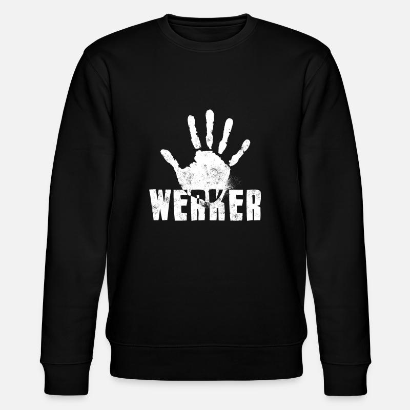 Handwerker - Stanley/Stella Unisex Bio-Sweatshirt CHANGER  - Schwarz