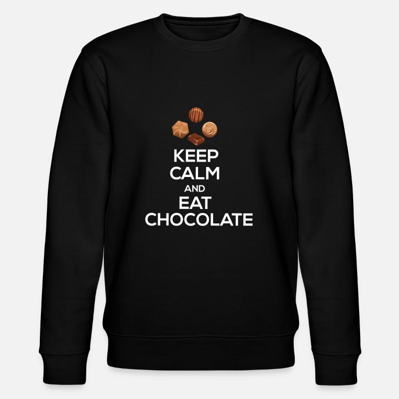 Schokolade - Stanley/Stella Unisex Bio-Sweatshirt CHANGER  - Schwarz