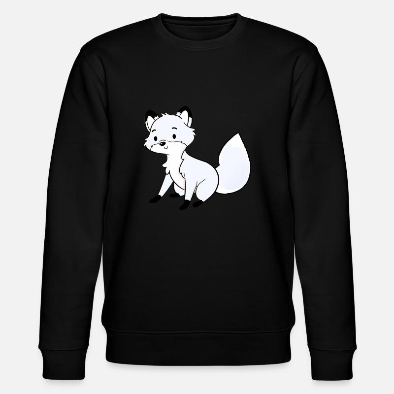 Polarfuchs - Stanley/Stella Unisex Bio-Sweatshirt CHANGER  - Schwarz